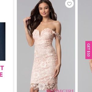 Off the shoulder dress